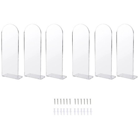 Flytande skohylla - 6 skohyllor för vägg - Sneaker Levitation Display skohylla