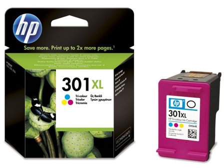 HP Bläckpatron, 301XL, CH564EE, tre färger, singelförpackning, hög kapacitet - Lyreco - Toner och bläck - Bläckpatroner - Bläckpatroner HP