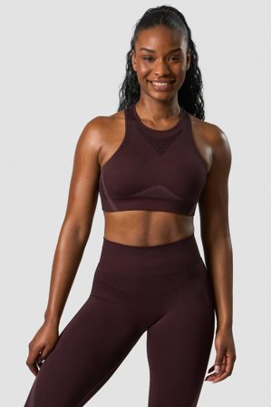 Impact Seamless Sports Bra Burgundy