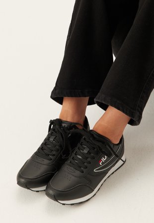 FILA - Orbit Low - Black - Kläder - - Bubbleroom