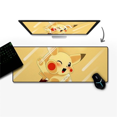 Anime-hiirimatto 90x40cm luonnonkumia vedenpitävä suuri hiirimatto pelihiirimatto liukuestekuviolla toimistoon CMP059X12