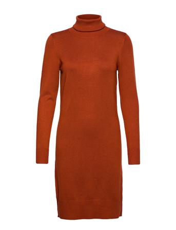 U6801, Milasz Rollneck Dress Dresses Bodycon Dresses Oransje Saint Tropez