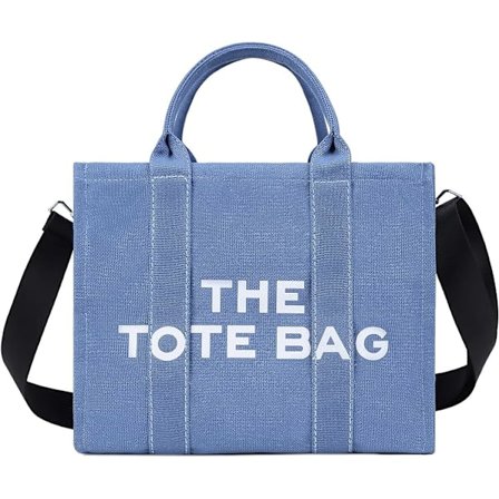 Ladies Canvas Tote Bag Casual Canvas Messenger Bag Axelväska