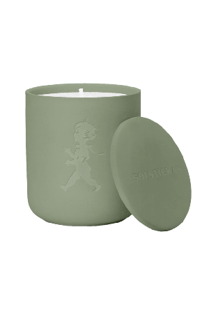 Solstickan Design Doftljus keramik Ebenholts Ljuslyktor & ljushållare Unisex Grön 14x10,5x10cm
