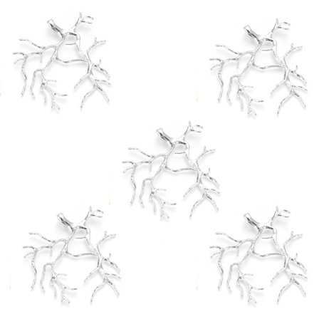 5 kpl Tree Branch Base kaulakoru riipuksia HOPEAA