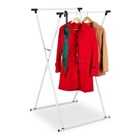 Klädhängare infällbar metall