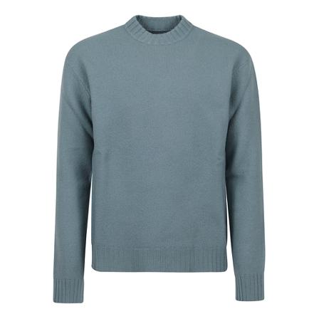 Jil Sander Sweater CN LS Blå, Herre