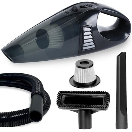 Trådløs støvsuger til bil, håndholdt støvsuger, genopladelig håndholdt støvsuger, våd og tør, lille støvsuger til hjem og bil