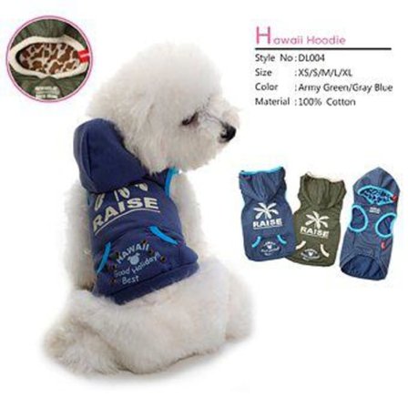 Hoodie Raise Blue XL Hundkläder för hunden