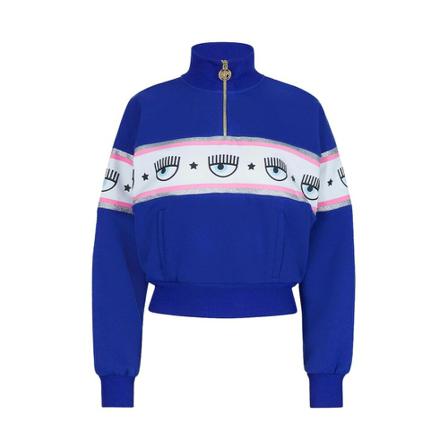 Chiara Ferragni Collection - Hoodies - Blå - Dam - Storlek: S, Dam, Storlek: S