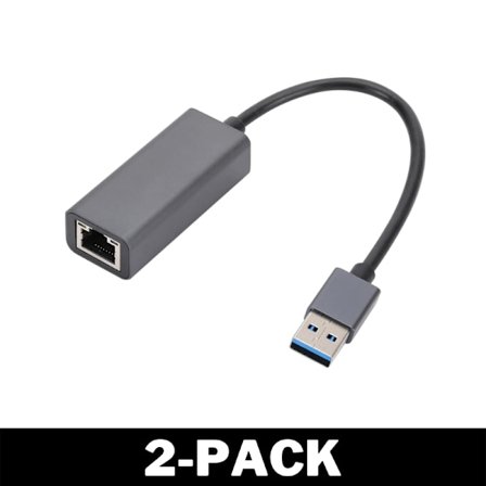 USB till Ethernet Adapter 1 Gbit/s Svart - Flerpack