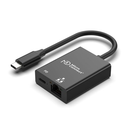 MicroConnect USB-C to RJ45 network & USB-C