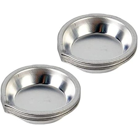 12 stk. Makeup Palette Rustfrit Stål Lille Rund Malingsskuffe Kunstner Wat