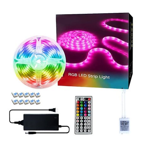 LED-bandlampa 5050 LED-listljusset Färgglad RGB-ljusremsa Vattentät 5 meter Wifi Smart Light Strip