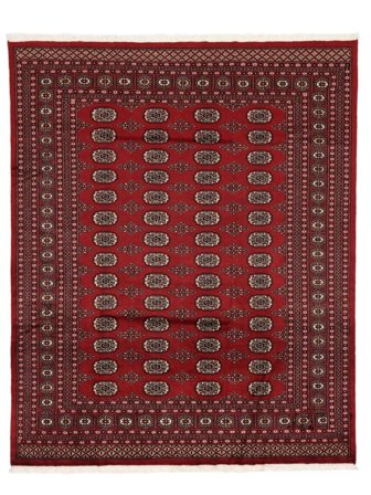 Tappeto Pakistan Bukara 2Ply 202X248 Rosso Scuro/Nero (Lana, Pakistan)