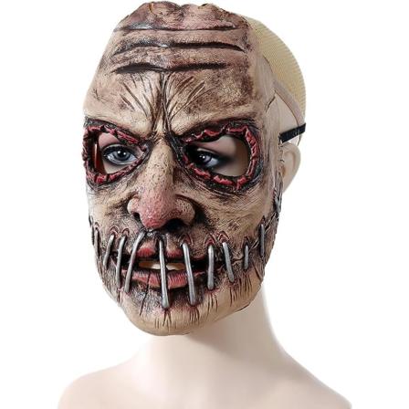Nesloonp Halloween-naamio Pelottava, Kauhunaamio Halloween-naamio, Iso suu Demoni Pelottava klovni