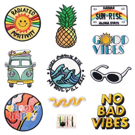 10-pack tygpatchkombinationer