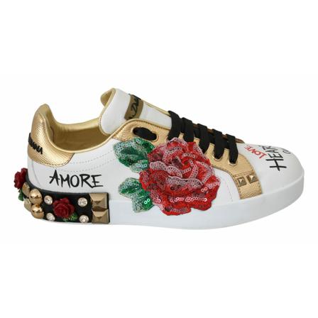 Dolce & Gabbana Sneakers Hvid, Dame, Størrelse: 36 EU