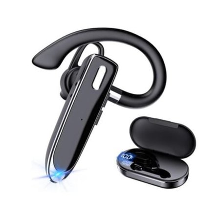 Trådlösa In-Ear Hörlurar USB-C Laddning Vattentäta Bluetooth Öronproppar Svart