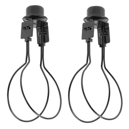 Lamphållare Adapter Lampskärm Adapter Järnkonst Lampa Glödlampa Klämma Med Toppknopp