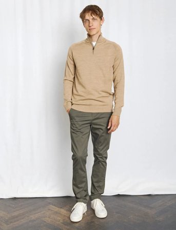 Bruun & Stengade Bs Pelle Regular Fit Knitwear - Beige - XXL