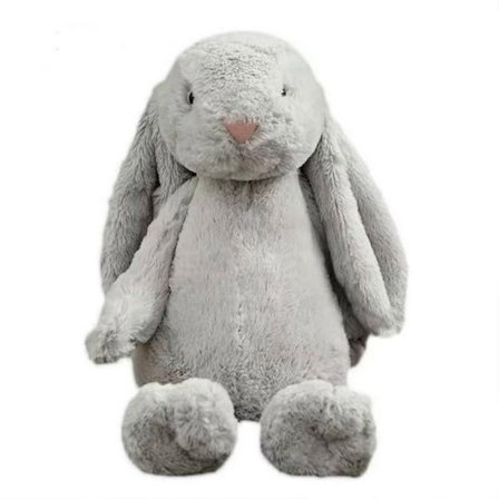 Jellycat Bashful Bunny Gosedjur, Oändligt Kul - 34 cm Kaninleksaker, Godnattvän-presenter till Flickor Pojkar Barn Kvinnor -MM