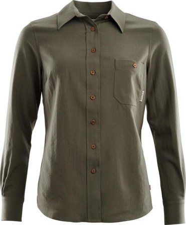 Aclima LeisureWool Woven Woolshirt Woman Ranger Green