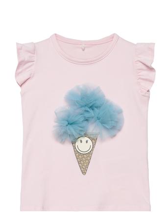 Nmfarina Happy Ss Top Smi Pink Name It