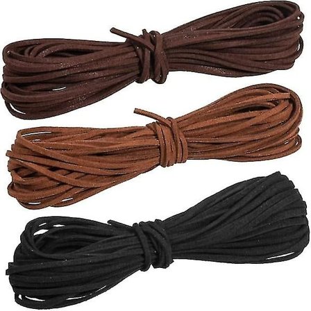 Suede-snöre Bruna suede-snören
