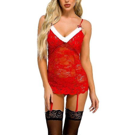Sexiga julunderkläder för damer, transparent onesie, babydollunderkläder, pyjamas