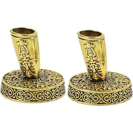 2 stk. Vintage Metal Penneholder Rund Indsæt Stil Enkelt Penneholder Kuglepen Display Stativ Skrivebord Dip Penne Base Til Studerende Skole