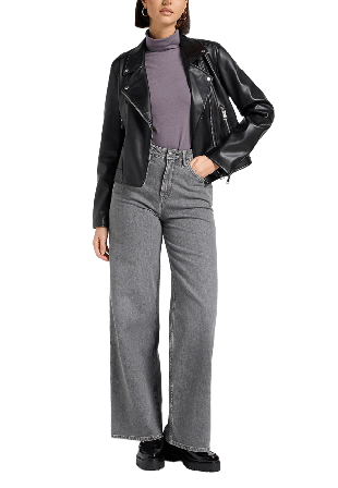 Lee Moto Jacket Jackor Dam Svart L