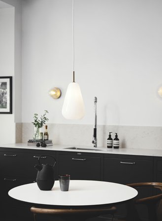 Anoli 1 medium taklampe Ø19 - nordic gold/opal