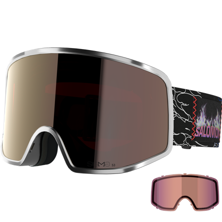 Salomon - Maschere Sentry Pro Sigma +1lens - Silver