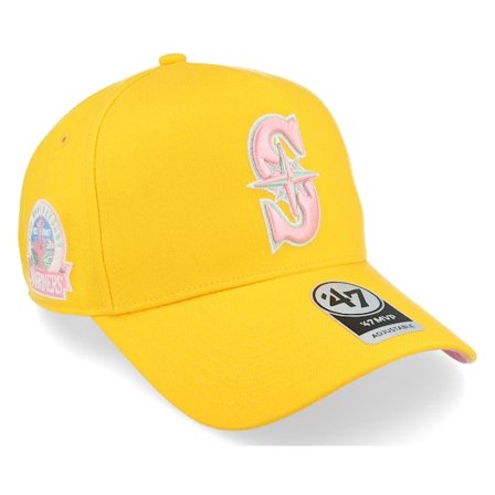 47 Brand - MLB Gul adjustable Keps - Hatstore Exclusive x Seattle Mariners D Yellow Gold A-Frame Adjustable @ Hatstore
