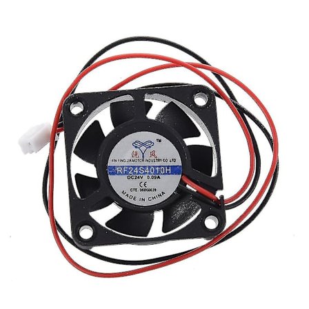 Sodial DC 24V 40 x 40 x 10mm 4010 7-Bladet Børsteløs Køleblæser