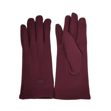 1 Par Damhandskar Varm Sammet Thermal Mitten Vantar Enfärgad