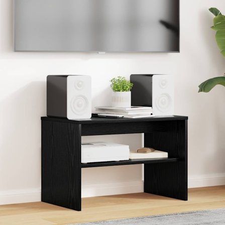 TV-skåp Svart Ek 60 x 35 x 40 cm Konstruerat trä