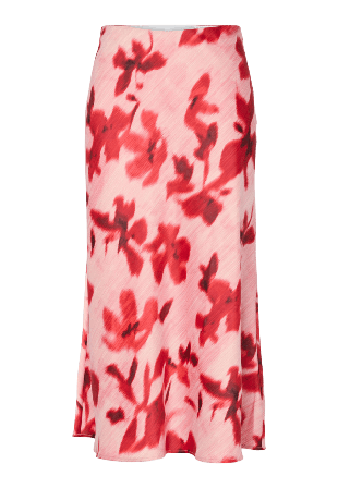 Y.A.S Yaspella Hw Midi Skirt Kjolar Dam Lila L