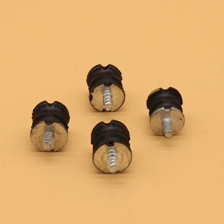 4 stk/lot Ringformet Buffer Isolator AV Feste Passer Husqvarna 136 137 141 E 142 LE 41 36 Hage Gass Motorsag Reservedeler~00460