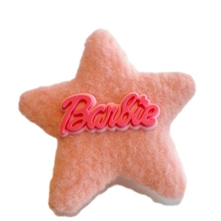 2 st fluffiga söta clips för lugg, BB-clips hårtillbehör