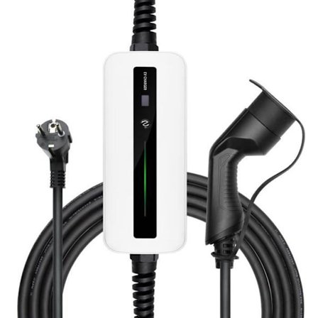 Morec 10/16A 2,2/3,6KW bærbar EV-oplader 6m Schuko-stik til Type 2 elektrisk køretøj