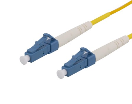 Deltaco OS2 fiber cable LC - LC, simplex, singlemode, UPC, 9/125, 3m