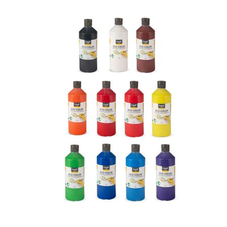 CREALL Readymix Svanenmärkt 500ml primärgul - Lyreco - Skola och förskola - Målarfärg och tillbehör - Readymix