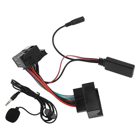 Autoradion 40-nastainen johtosarja-adapteri Bluetooth-mikrofonilla AUX Citroen C2 C3 C4 C6 db:lle