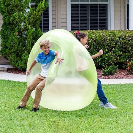 Boblebold Legetøj Til Voksne Børn, Oppustelig Vandbold Sjov Sommer Strand Havebold Blød Gummi Bold Udendørs Spil Gave Grøn 70cm