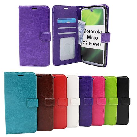 Crazy Horse Wallet Motorola Moto G7 Power