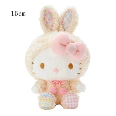 10-15cm Sanrio Plysj Kosedyr Tegneserie Anime Figur Kuromi My Melody Cinnamoroll Søte Dukker Baby Bursdagsgaver Kawaii Dekor