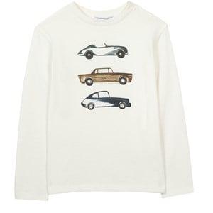 Tartine et Chocolat Nacre Graphic T-shirt 8 Years - Tops - 8 years - White