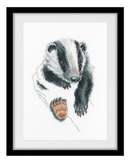 Stickpackung Bild Dachs